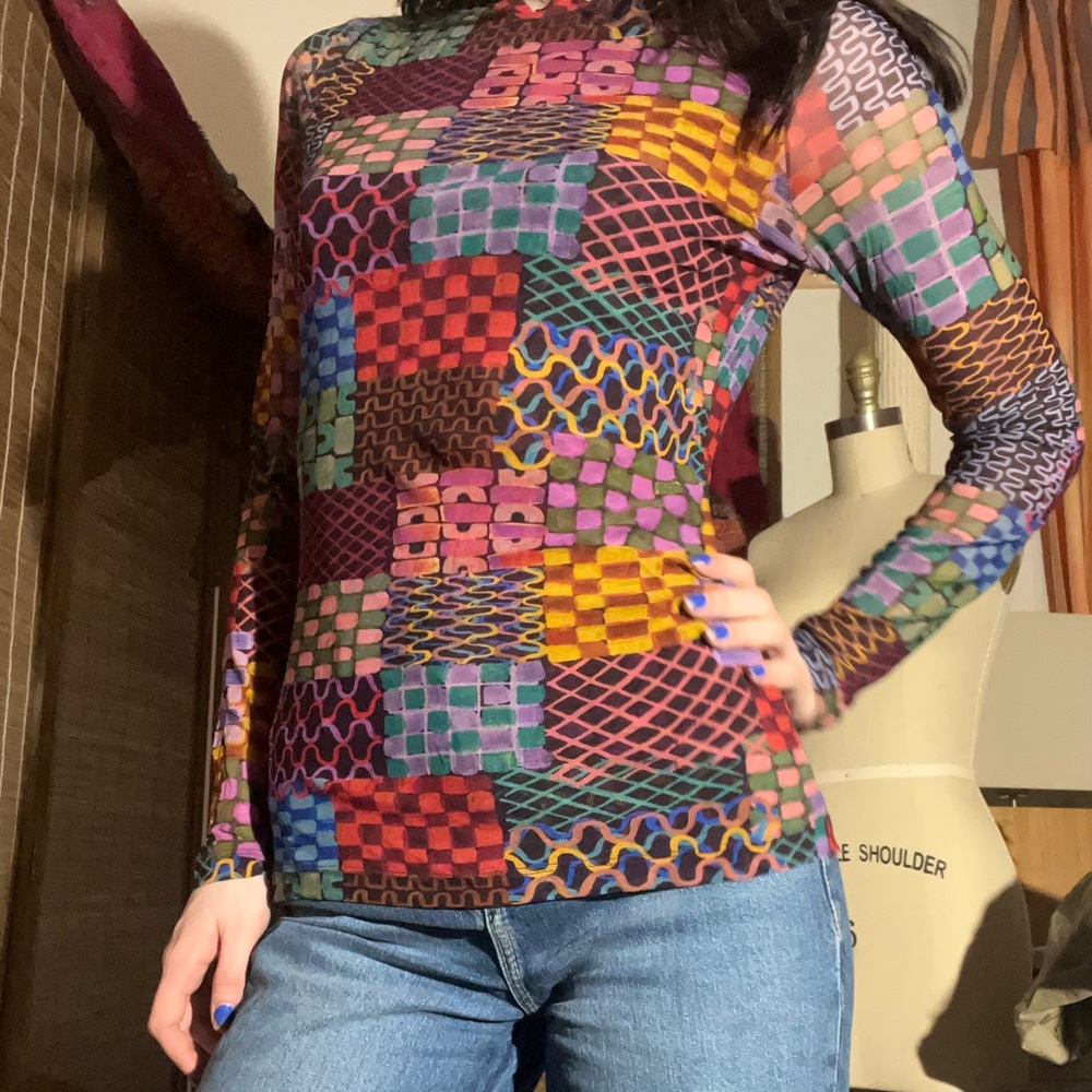 90s mesh shirt